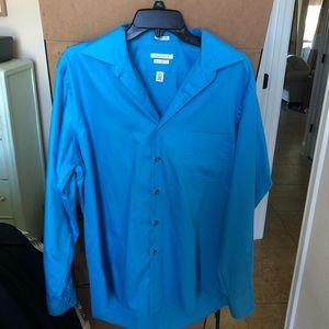 Blue dress shirt